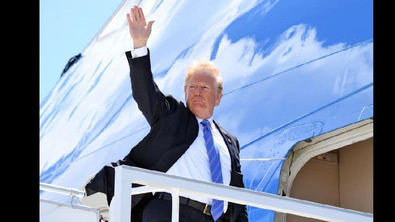 Trump se despidió ayer de la cumbre del G7 con un tono más conciliador