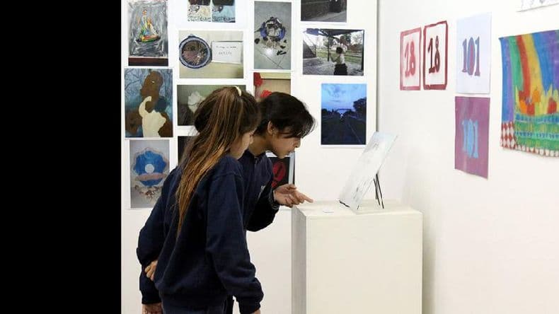 Alumnos se inspiraron en las obras del Museo Municipal de Bellas Artes