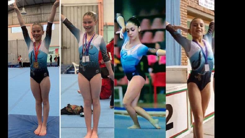 Cuatro jóvenes gimnastas de Pergamino clasificaron al Argentino de Mendoza