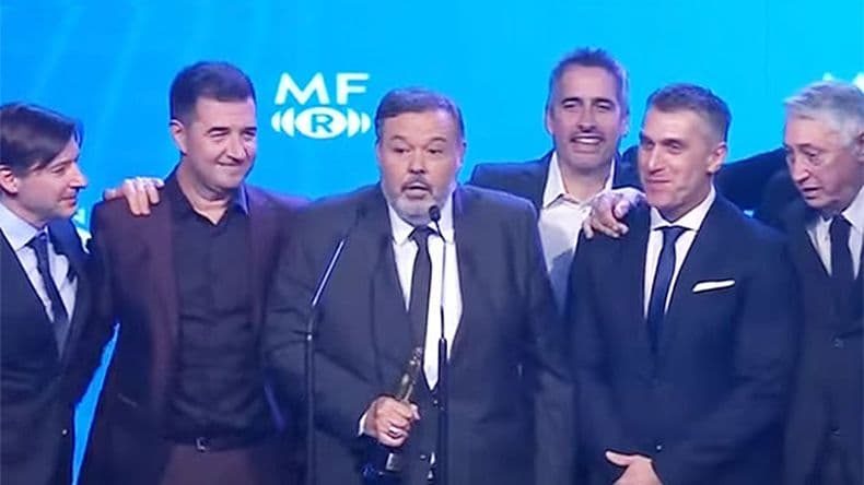Noche de gala para la radio: Gustavo Yarroch, parte del equipo ganador del Premio Martín Fierro de Oro