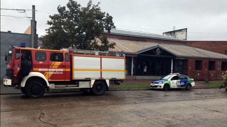 Incendio y susto en la Escuela Nº 10