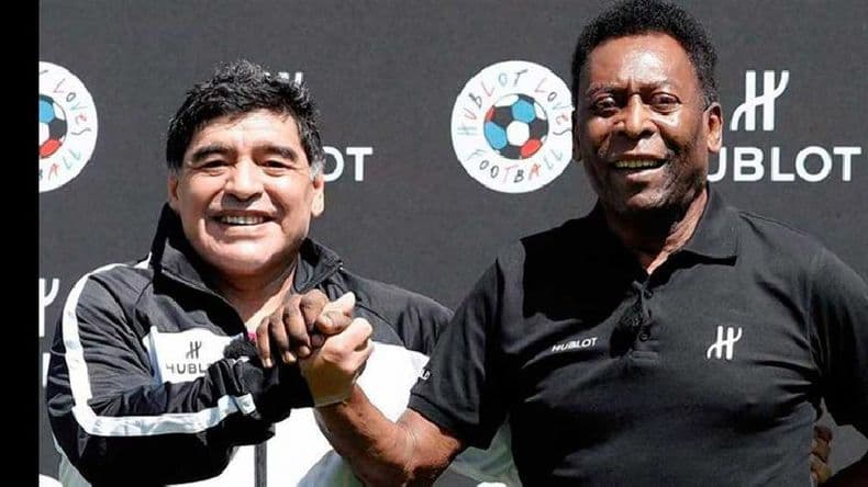 El emocionante mensaje de Pelé a Diego: "Te amo"