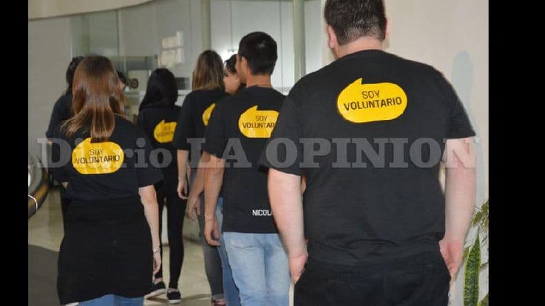Solidaria labor del Voluntariado de la Dirección de Juventud