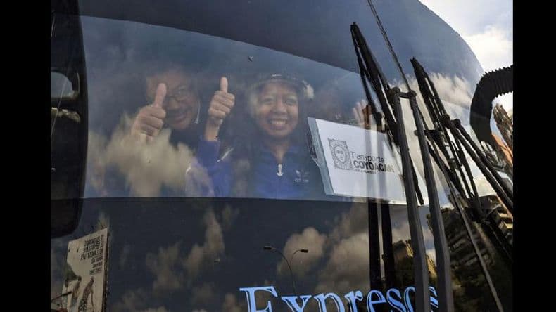 Guaidó partió en caravana a la frontera con Colombia por la ayuda humanitaria