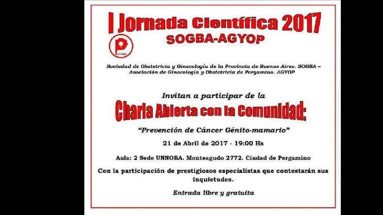 Pergamino será sede de una jornada científica sobre ginecología y obstetricia