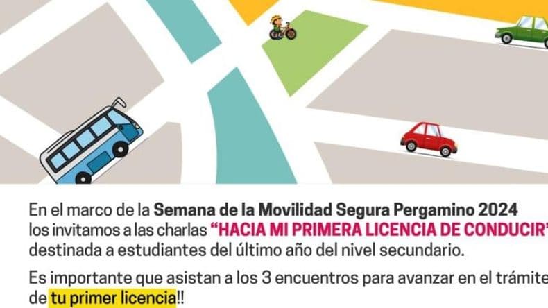 Educación vial: Pergamino tendrá su "Semana para la Movilidad Segura"