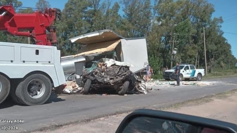 Tres pergaminenses sufrieron graves lesiones al chocar dos camiones en Baradero