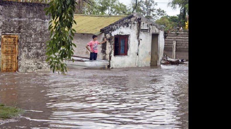 Miles de afectados por las intensas lluvias en el norte entrerriano