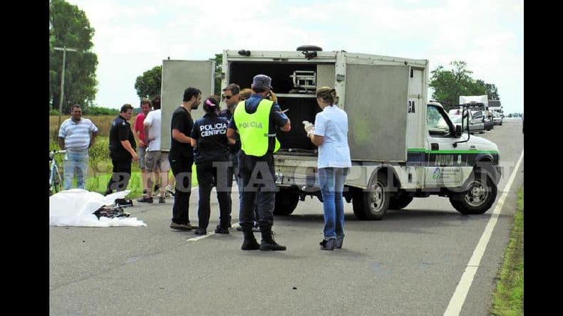 Murió otro ciclista al ser arrollado por un camión en la ruta Nº 178