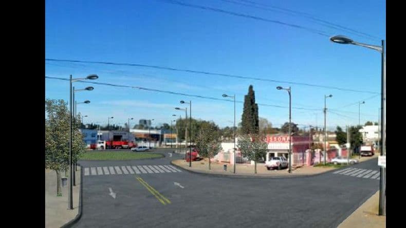 La empresa Iarsa S.A. hará la rotonda en la zona de Juan. B. Justo