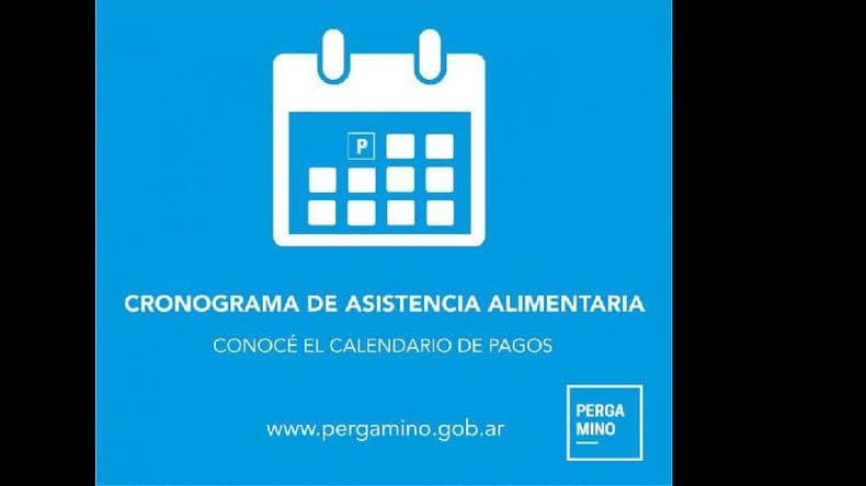 Cronograma del Plan de Asistencia Alimentaria
