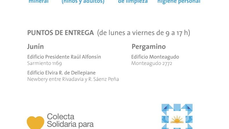 La Unnoba organiza una colecta para los afectados de Bahía Blanca