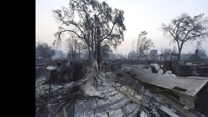 Llegó a 21 la cifra de muertos por los incendios en California