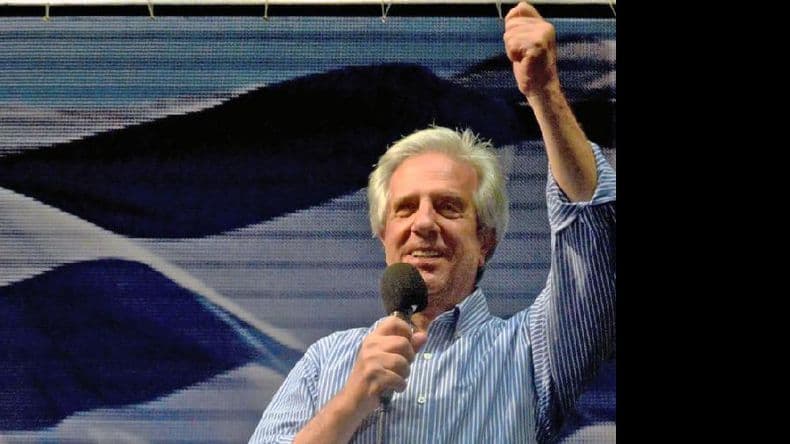 Tabaré Vázquez obtuvo el 47,15% de los votos e irá al balotaje contra Lacalle Pou