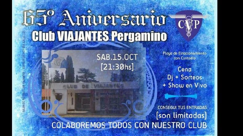 Viajantes conmemorará con una cena su 65º aniversario