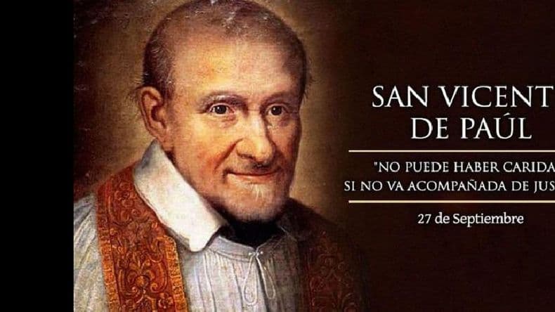Desarrollan la novena a San Vicente, redentor de pobres y enfermos