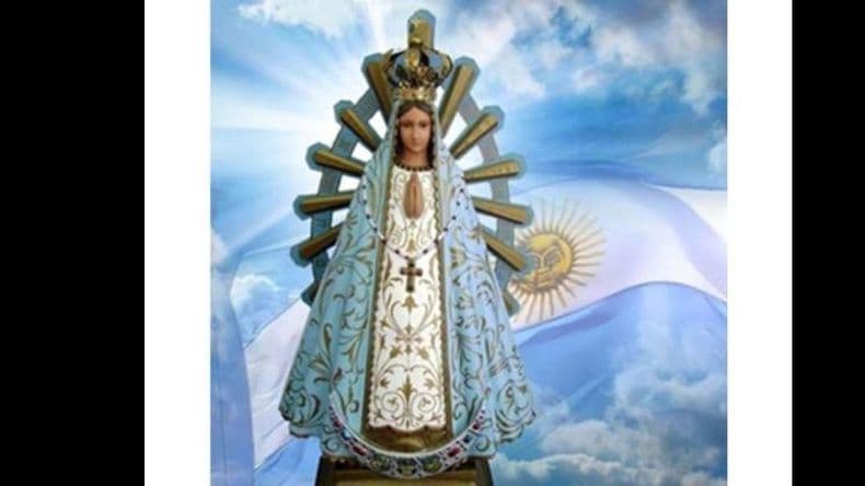 Se desarrolla la novena en honor a la Virgen de Luján, patrona de Argentina