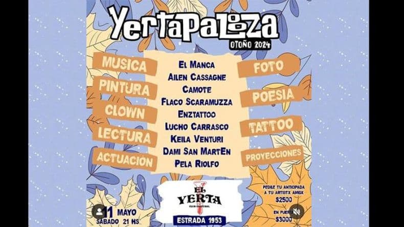 Nutrida y variada oferta de espectáculos y eventos culturales en Pergamino