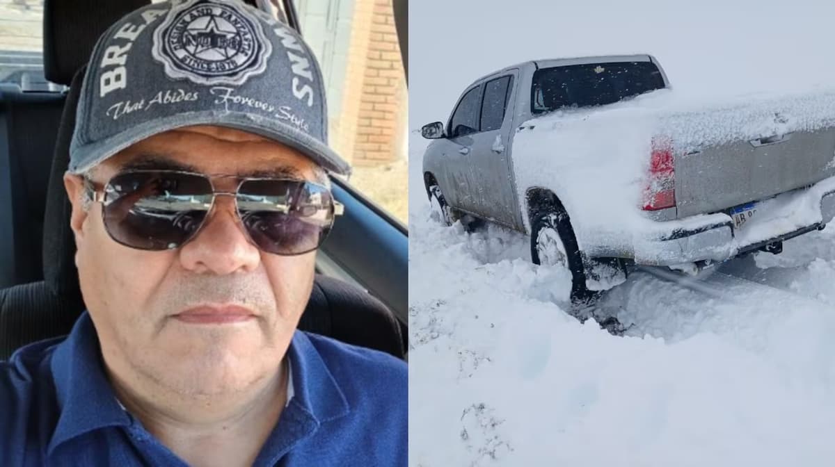 El relato del hombre que pasó 44 horas atrapado en una camioneta a -22° en Santa Cruz: “Me preocupaba que no teníamos comida”