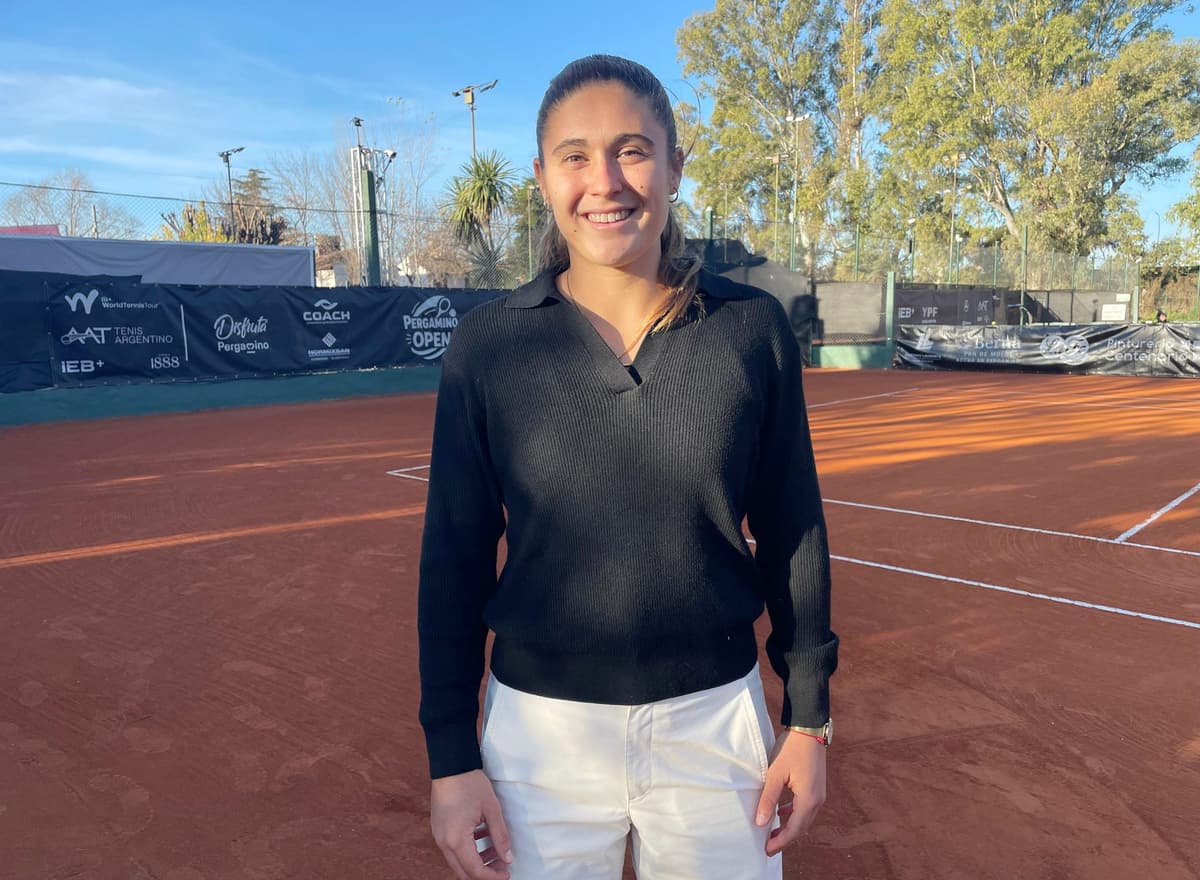 Julia Riera, entre el orgullo del Pergamino Open y el objetivo de volver al Top 100