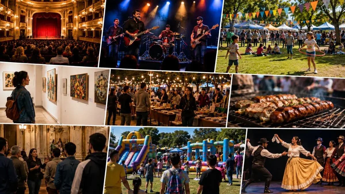 Agenda cultural en San Nicolás: teatro, música, ferias y propuestas para disfrutar hasta el domingo