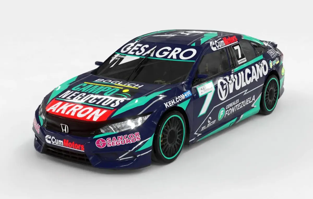 Así lucirá el Honda de Alfonso Domenech en su regreso al MG-C Pergamino