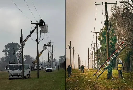La Cooperativa Eléctrica alertó por la ola de robos y advirtió que podrían producirse cortes de luz por períodos más prolongados