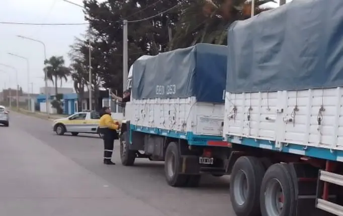 Refuerzan los controles para evitar la circulación de camiones en zonas urbanas
