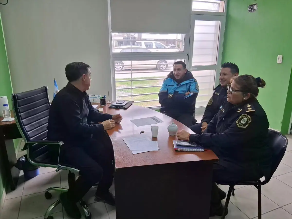 San Pedro: Agüero refuerza la agenda de seguridad con reuniones junto a la Policía y comerciantes
