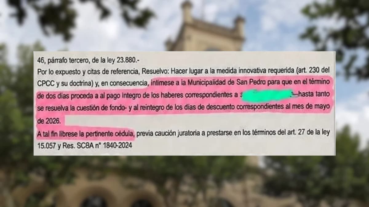 San Pedro: El Sindicato Municipal cuestionó al Municipio por una retención de haberes
