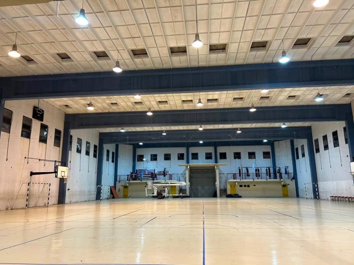 San Pedro: Renovaron la iluminación LED del gimnasio del Estadio Municipal para mejorar su infraestructura