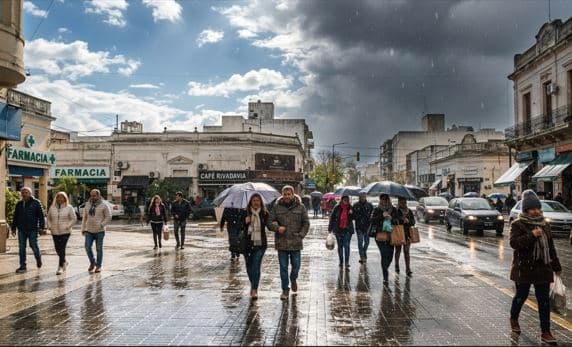 Una semana de contrastes en Pergamino: frío, lluvias y un feriado con sol