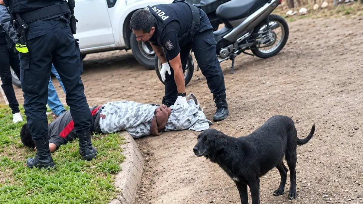 Balearon a un joven en el barrio Tupac Amaru: recibió un disparo de escopeta en el tobillo