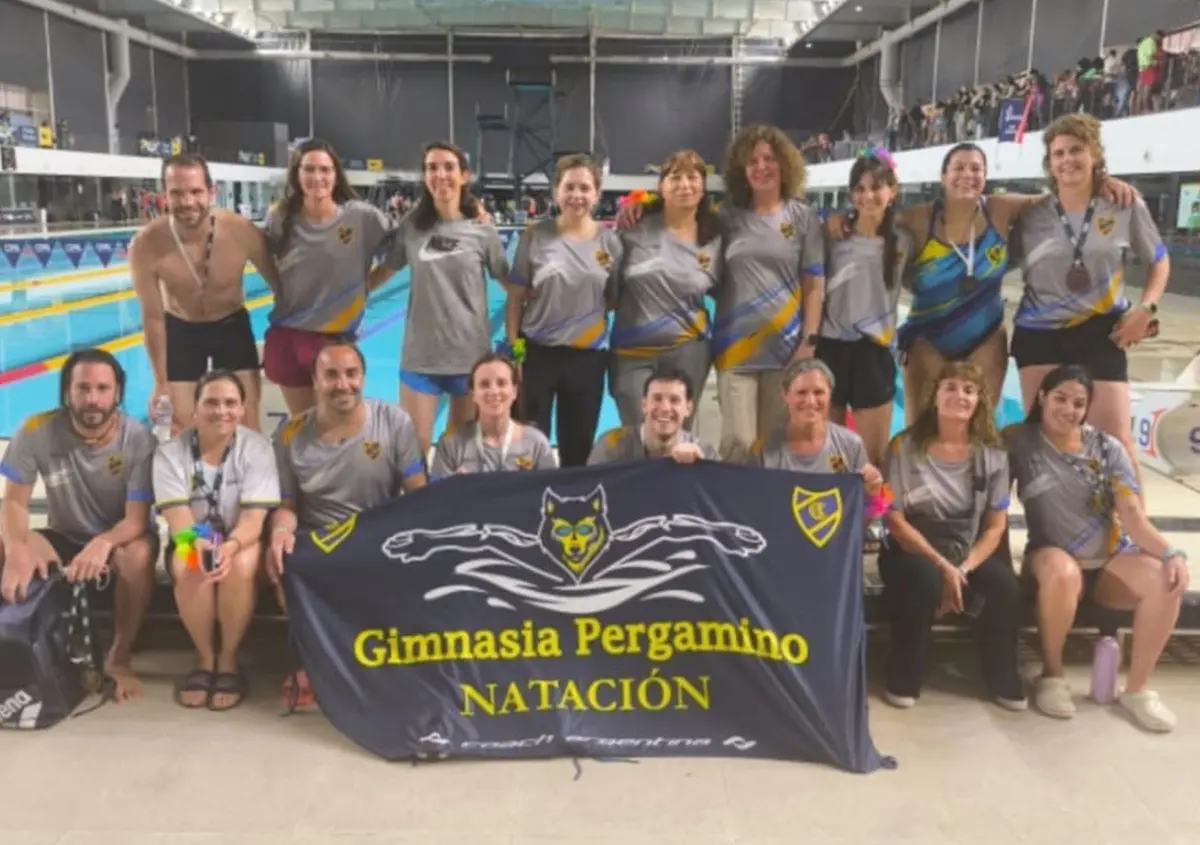 Destacada cosecha de podios para la natación pergaminense en el Parque Roca