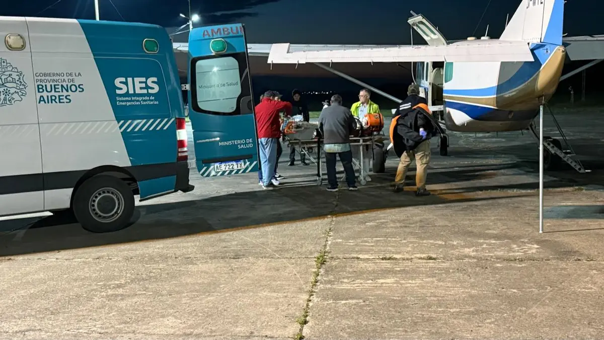 Dos niños sufrieron graves quemaduras y fueron trasladados en un vuelo sanitario al Hospital Garrahan