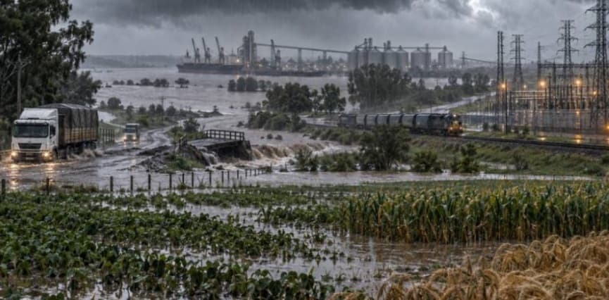 El Niño en Argentina: mayor exposición a riesgos climáticos en agroindustria, transporte e infraestructura