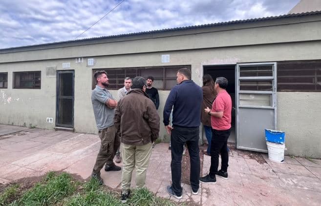 Avanza a paso firme la construcción de la nueva cocina y comedor en la Escuela Secundaria Nº 10