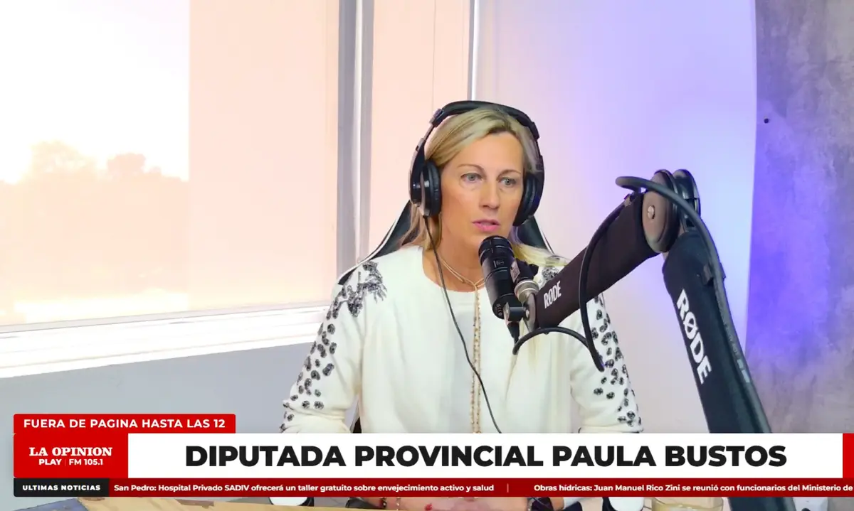 Paula Bustos: “Si Javier Martínez me pide que sea candidata a intendente, lo voy a aceptar”