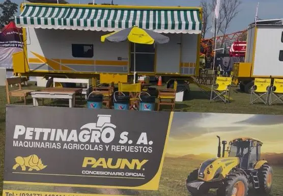 Pettinagro pone toda la potencia de Pauny en la vidriera de La Rural