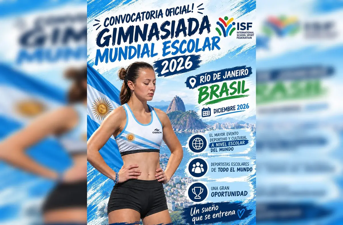 Sara Favre fue convocada para la Gimnasiada Mundial Escolar: “Es un sueño”