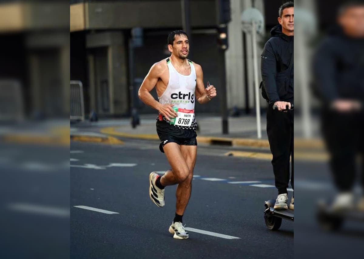 Sobresaliente debut de Martín Baccarelli y masiva presencia pergaminense en el Maratón de Buenos Aires
