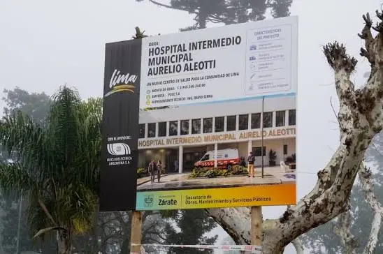 Zárate: Comenzó la obra del Hospital Intermedio Municipal Aurelio Aleotti en Lima