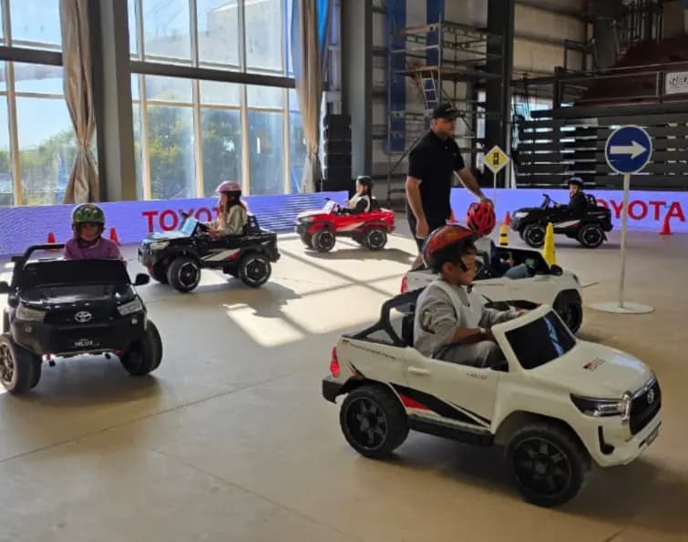 Zárate: Toyota Kids reunió a cerca de mil chicos para aprender seguridad vial