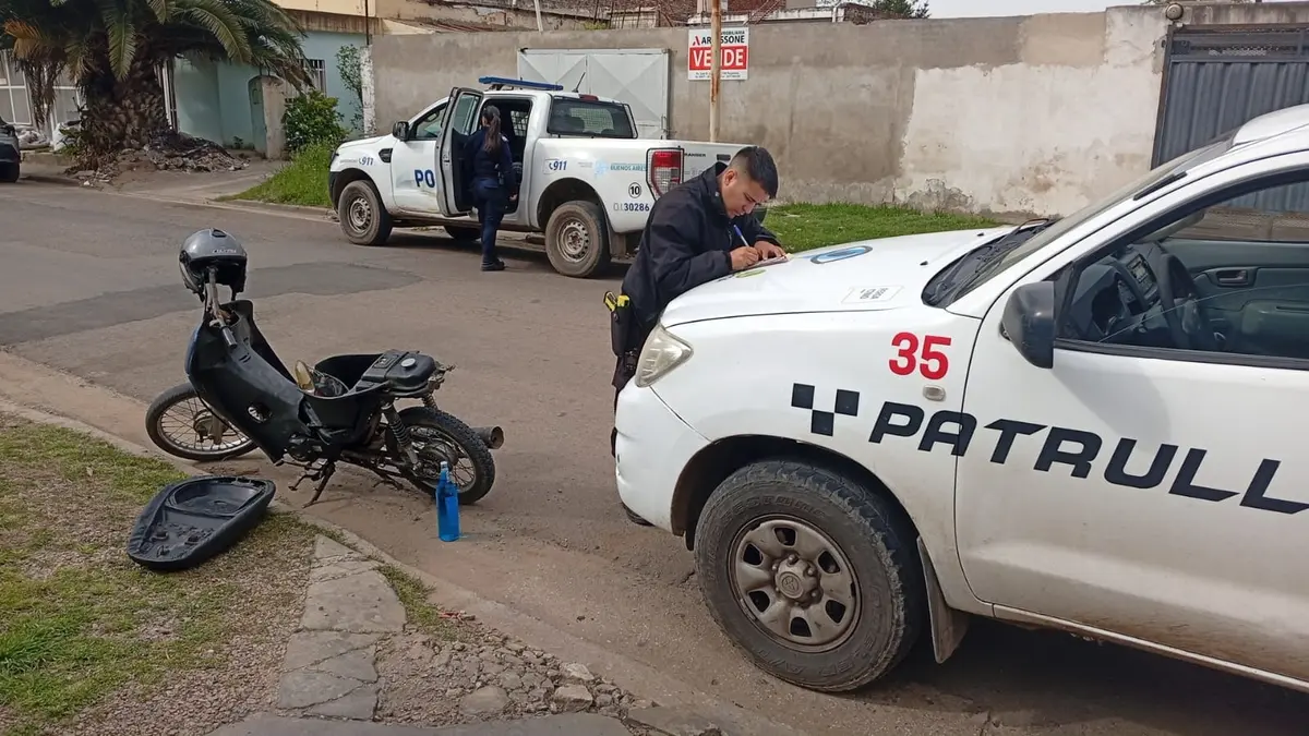 Aprehendieron en flagrante delito a un sujeto robando cables del tendido eléctrico