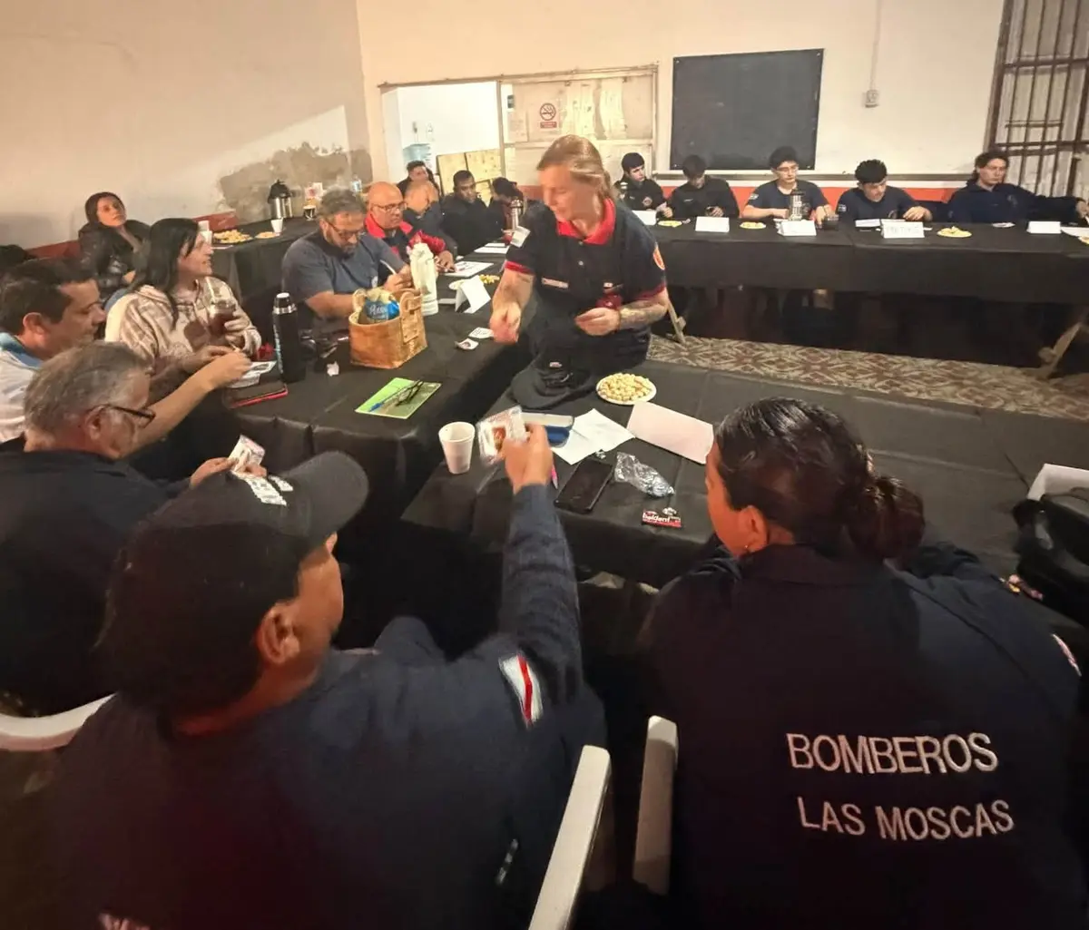Baradero: Bomberos Voluntarios capacitaron a colegas de Entre Ríos en técnicas de rescate y emergencias
