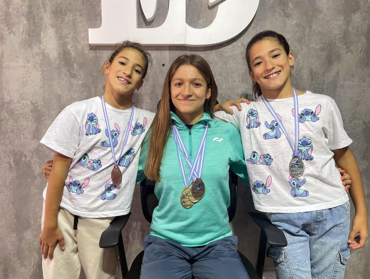 Cosecha dorada para las hermanas Helena, Julia y Luisa Arbeleche en la Copa Sierras