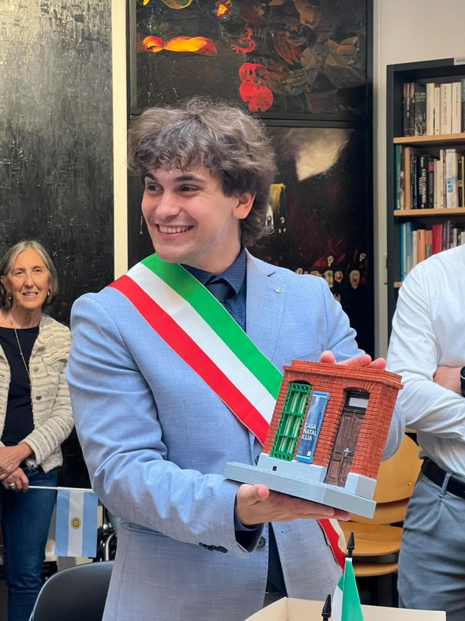 Livio Scaramella, el intendente italiano de 24 años