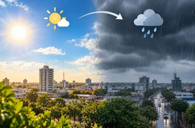 Después de varios días de sol, la lluvia se prepara para llegar a Pergamino