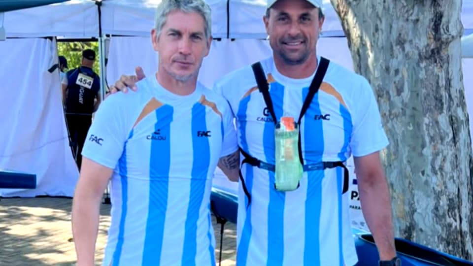San Pedro: Gastón Ortiz hizo historia en canotaje con un podio mundial